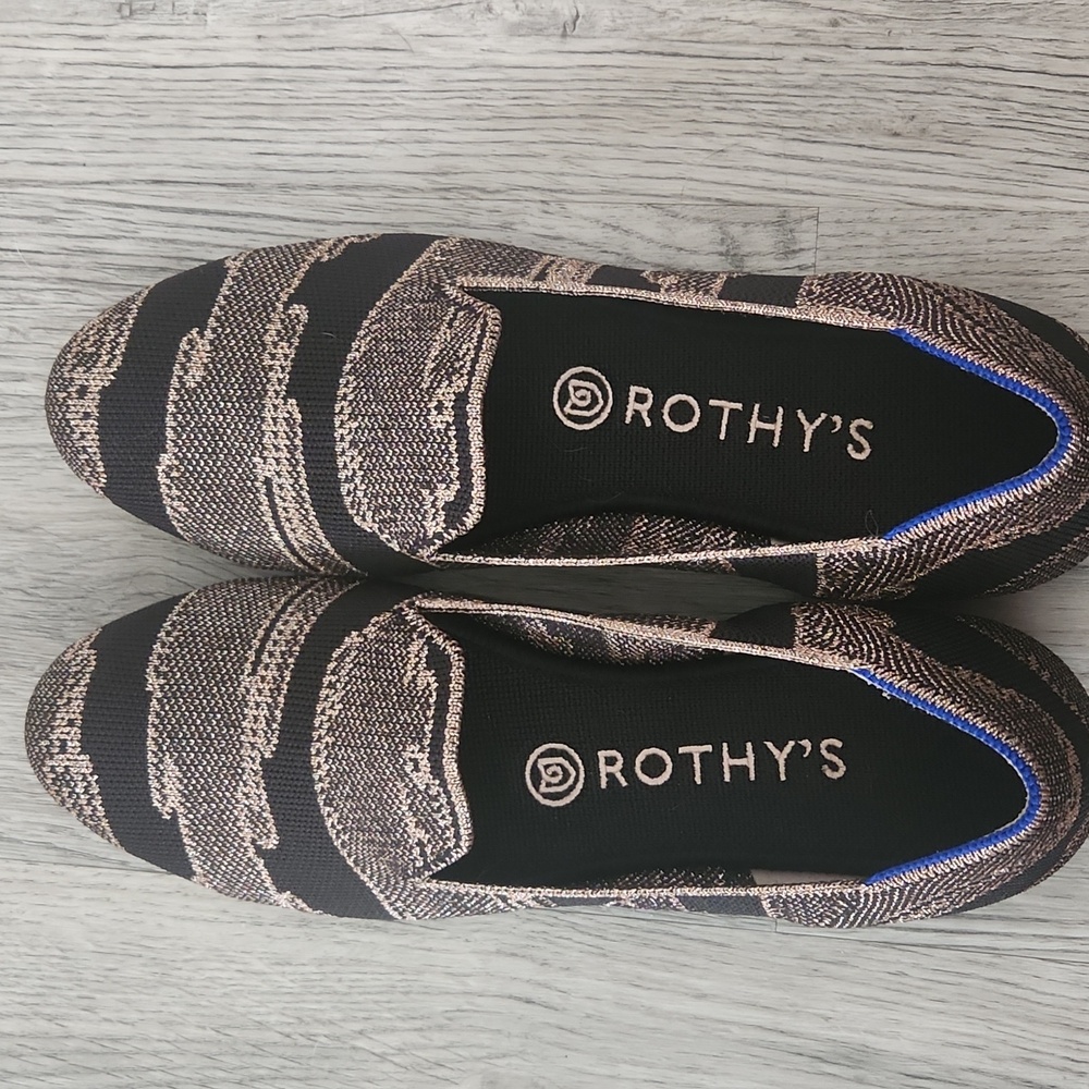 Rothy's Black and bronze Women's Shoes size 8.5